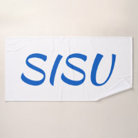 SISU Finnish Bath Towel (White)