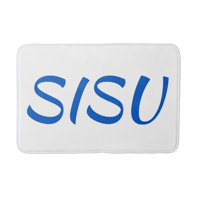 SISU Finnish Sauna Bath Mat (Alternate Font) (Front)