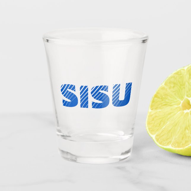 SISU Finnish Shot Glasses (Set of 2) (Front)