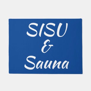 SISU & Sauna Doormat (Blue; Finnish Doormat)
