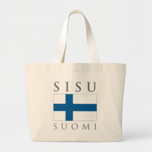 Sisu Suomi Large Tote Bag