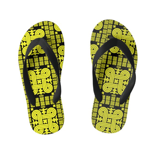 Sisu The Finnish Spirit Kid's Flip Flops (Footbed)
