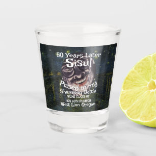 SISUL Pissed Shampoo Bottle 50TH REUNION Shot Glass