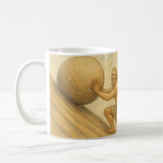 Sisyphus Happy Coffee Mug