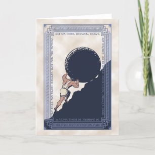 Sisyphus Mundane Rock Thank You Card