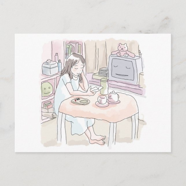sit down at postcard (Front)