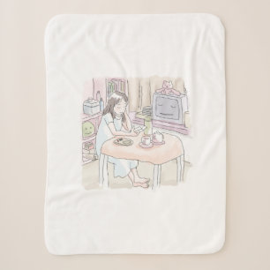 sit down at sherpa blanket