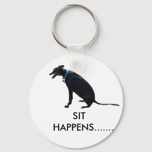 Sit Happens Keychain