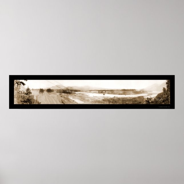 Site Bonneville Dam Photo 1934 Poster (Front)