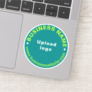Site d'affaires sur Sticker Turquoise de Vinyl Ron