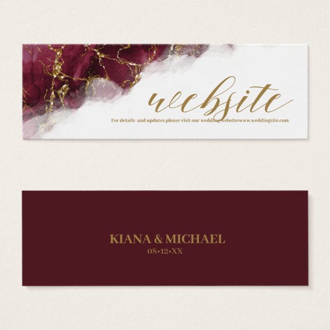 Site de Mariage de Parties scintillant de marbre B (Devant & derrière)