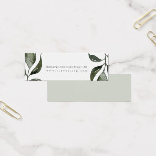 Site de Mariages Feuille Sage Green RSVP