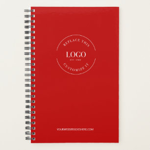 Site du logo personnalisé moderne de marque rouge