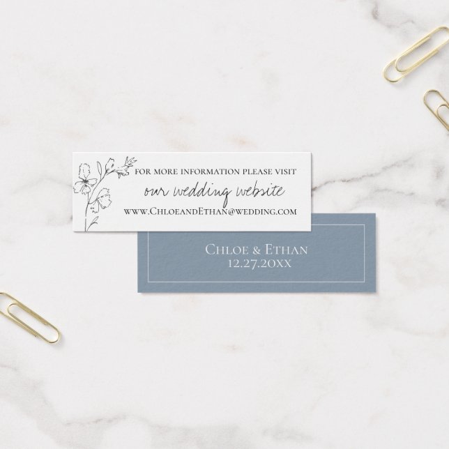 Site du Mariage Dusty Blue Meadow (Bureau)