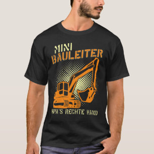Site manager builder builder construction building T-Shirt