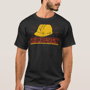 Site manager builder builder construction building T-Shirt