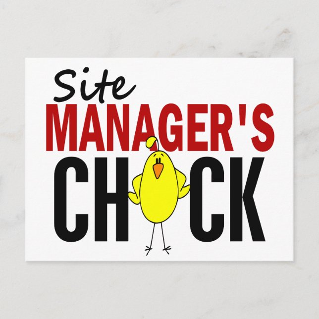 Site Manager's Chick Postcard (Front)
