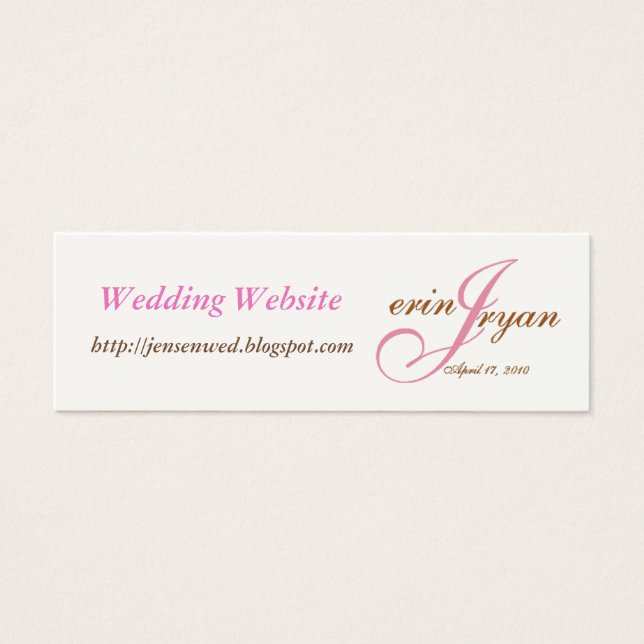 Site mariage (Devant)