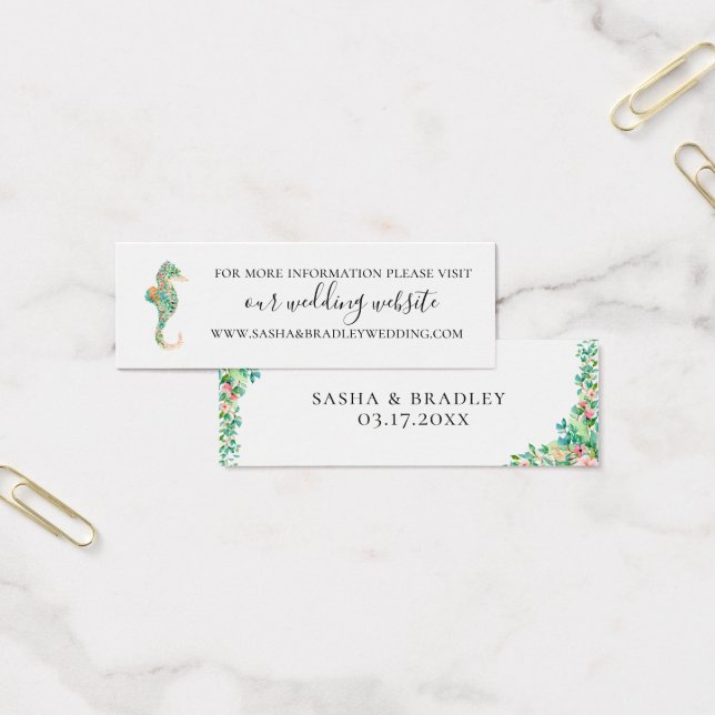 Site Mariage Botanique Island Seahorse (Bureau)