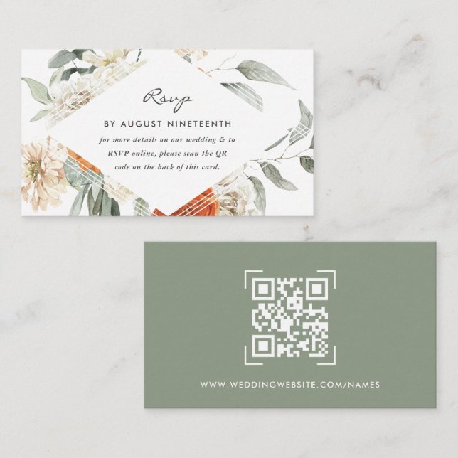 Site mariage | Carte du boîtier d'analyse de code  (Devant / Derrière)
