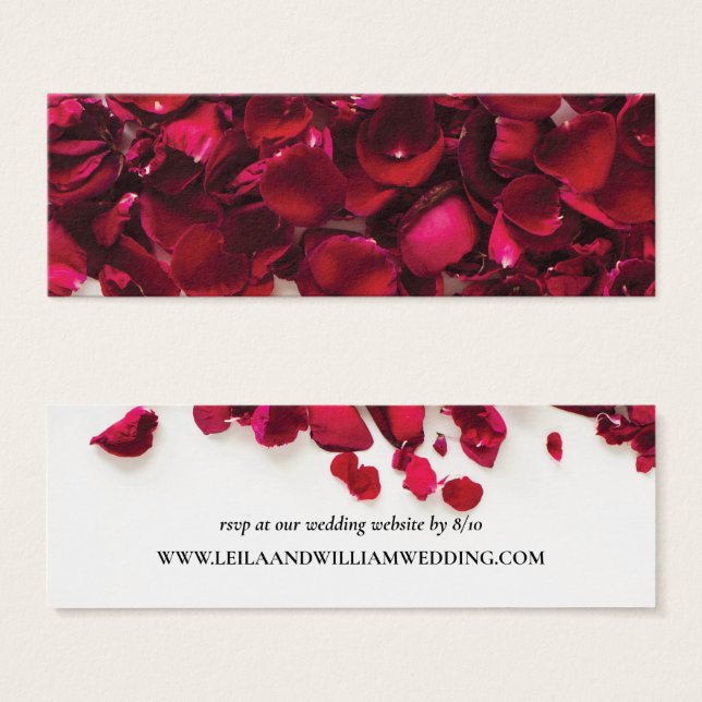 Site Mariage de Red Roses RSVP (Devant & derrière)