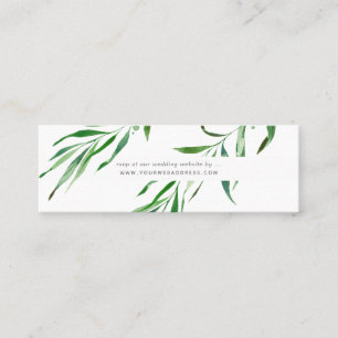 Site Mariage de verdure Cartes RSVP, Boîtier