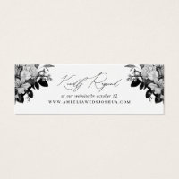 Site Mariage industriel Chic Floral RSVP White