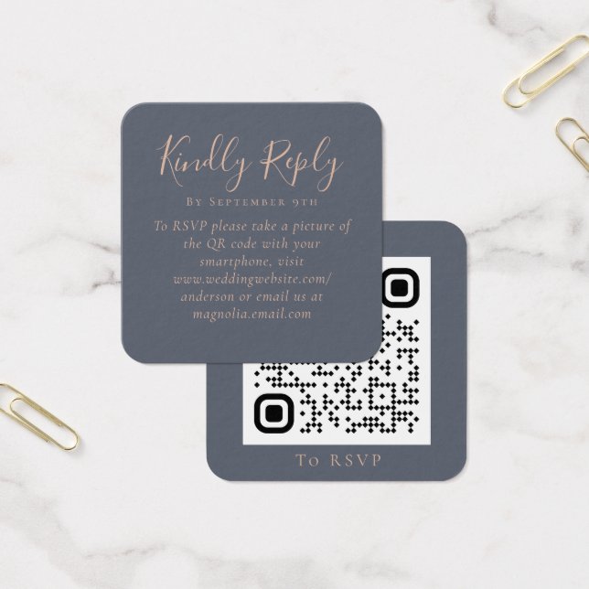 Site mariage QR Code RSVP (Bureau)