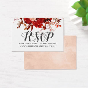 Site Rustique Mariage de beauté RSVP Insertion Car