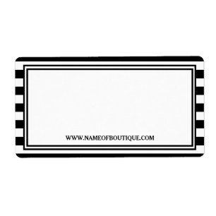 Site tendance Black White Stripes Hair Salon
