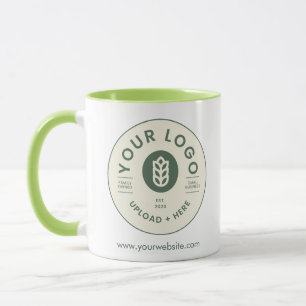 Site Web de logo d'entreprise personnalisable Mug