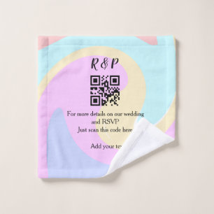 Site web de mariage rsvp q r code ajouter nom text
