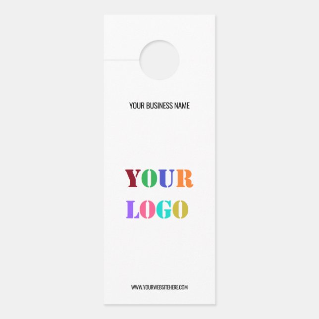 Site Web de nom de logo personnalisé Affichette de (Devant)
