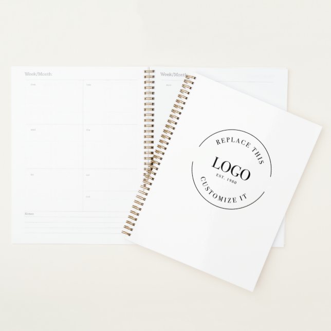 Site Web du logo d'entreprise simple personnalisé (Devant avec enveloppe)