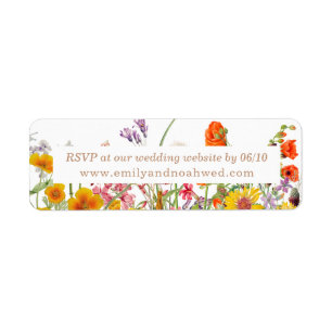 Site Web du Mariage campagnard de fleurs sauvages 
