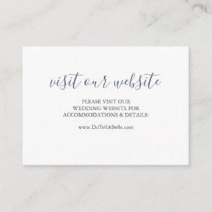 Site Web mariage Insérer carte bleu marine Script