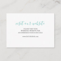 Site Web mariage Insertion Carte Verre de mer Bleu