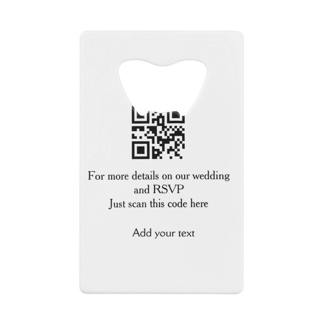 site web mariage rsvp q r code ajouter nom texte t (Devant)