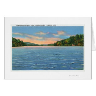 Sites de camps libres du gouvernement Vue du lac L