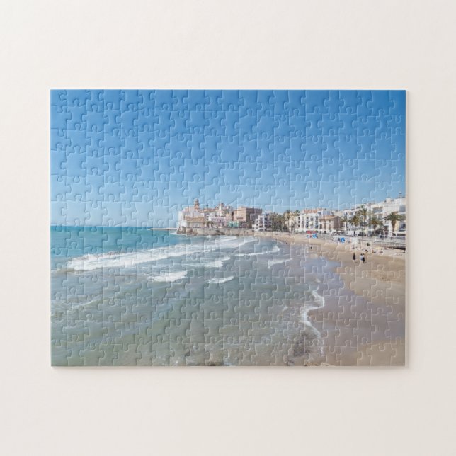 Sitges panoramic view puzzle (Horizontal)