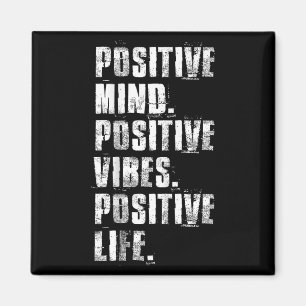 Sitive Mind Sitive Vibes Sitive Life Motivational  Magnet