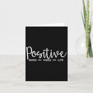 Sitive Mind,vibes,life Motivational & Insratio Card