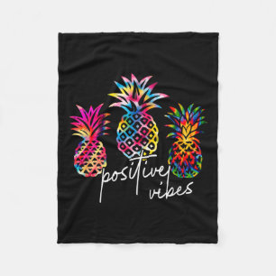 Sitive Vibe Ne Transfer Day Infertility Ivf Tie Dy Fleece Blanket