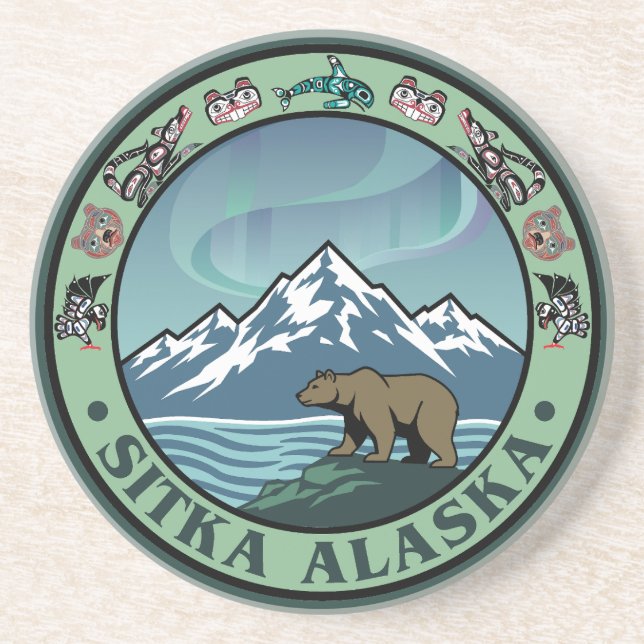 Sitka Alaska United States Coaster (Front)