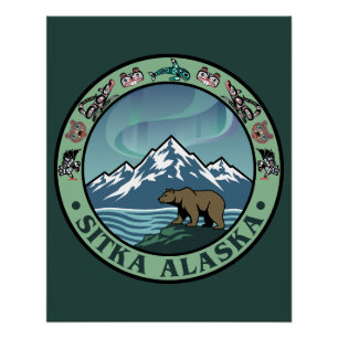 Sitka Alaska United States Poster