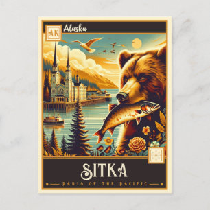 Sitka, Alaska   Vintage Postcard