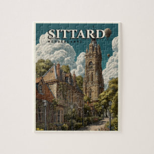 Sittard Netherlands Vintage Travel Jigsaw Puzzle