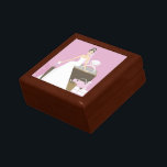 Sitting bride bridal shower gift box<br><div class="desc"></div>