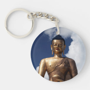 Sitting Buddha Statue Keychain