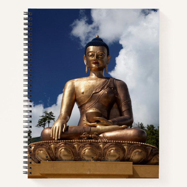 Sitting Buddha Statue Notebook (Front)